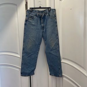 Wrangler used denim jeans